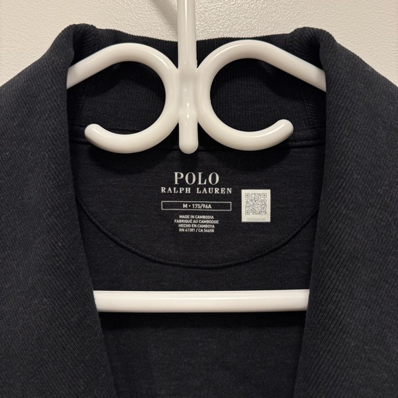 Polo Ralph Lauren Men Black Shawl-collar jersey cardigan - Size Medium - NTW - Picture 3 of 13